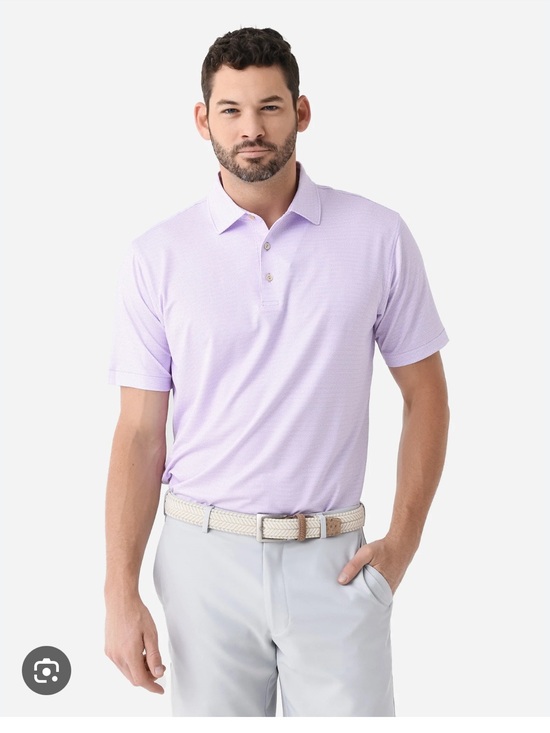 Peter Millar Other - Mens Peter Millar Rizzo Performance Jersey Summer Comfort Polo XXL Moon Flower